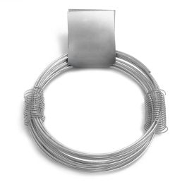 Filgraf Alambre zincado n° 14, acero, calibre 2,20 mm x 7 m