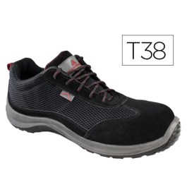 Deltaplus Zapatos de Seguridad Asti Piel Serraje Afelpado Negro Talla 38 S1P-FO-A-E-SR Precio: 59.50000034. SKU: B1BVVAR4Z2
