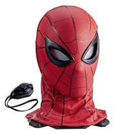 Hasbro Réplica Máscara Spider-Man Homecoming Marvel Legends 1:1 Ojos Electrónicos para Coleccionistas y Cosplay