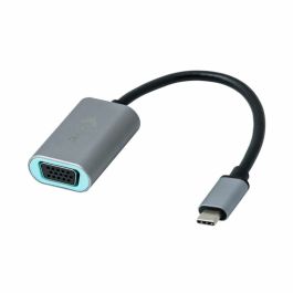 Adaptador USB C a VGA i-Tec C31METALVGA60HZ Gris Adaptador USB C a VGA i-Tec C31METALVGA60HZ Gris
