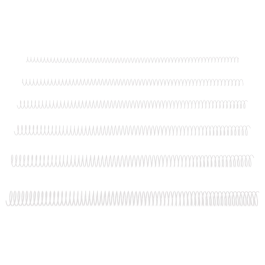 Q-connect Espiral Metálico Blanco 64 5:1 18mm 1,2mm Caja de 100 Unidades