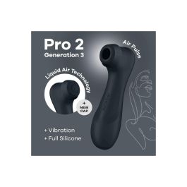 Succionador de Clítoris Satisfyer Pro 2 Generation 3 Negro Succionador de Clítoris Satisfyer Pro 2 Generation 3 Negro