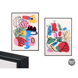 Cuadro Lienzo Marco Negro Multicolor 50X70 Surtidos Giftdecor (2 Unidades) Precio: 34.98999955. SKU: B17CQK8EMQ