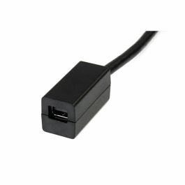 Adaptador Mini DisplayPort a DisplayPort Startech DP2MDPMF6IN 4K Ultra HD Negro Adaptador Mini DisplayPort a DisplayPort Startech DP2MDPMF6IN 4K Ultra HD Negro