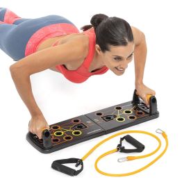 Sistema de Entrenamiento con Bandas de Resistencia y Guía de Ejercicios Pulsher InnovaGoods Sistema de Entrenamiento con Bandas de Resistencia y Guía de Ejercicios Pulsher InnovaGoods