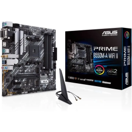 Asus PRIME B550M-A WiFi II Placa base AMD B550 Ranura micro ATX AM4 Precio: 139.99000015. SKU: S7818738