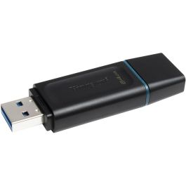 Kingston DataTraveler Exodia 2 Piezas - Memoria Flash USB 3.2 Gen 1 (Black + Teal) - Almacenamiento portátil de 256GB