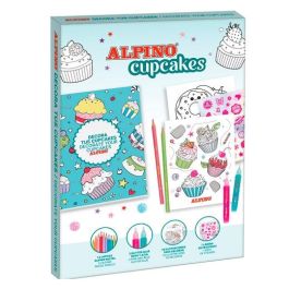Alpino Set creativo decor cupcakes 12 lápices + 18 ilustraciones + pegatinas + 2 glitter glue Precio: 8.94999974. SKU: B1AYZDBXFT