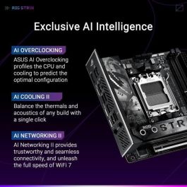 Asus ROG STRIX X870-I GAMING WiFi AMD X870 Socket AM5 Mini ITX, Wi-Fi 7, DDR5, 90MB1IW0-M0EAY0