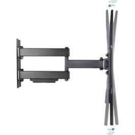 TooQ LP6070TN-B Soporte de Pared Orientable/Inclinable para TV 37-70" hasta 50kg VESA 200x200-600x400 Negro Compatible Curvas
