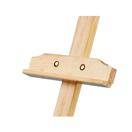 Liderpapel Caballete de Pie para Pintor en Madera de Pino Barnizado 60x150x60 cm Certificado FSC