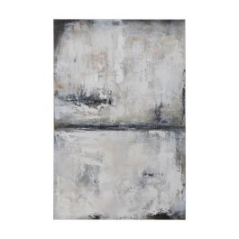 Cuadro Gris Abstracto 80 x 3 x 120 cm