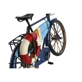 Figura Decorativa Home ESPRIT Azul Rojo Azul marino 29 x 11 x 17 cm (3 Unidades)