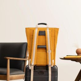Native Union WFA Mochila Urbana Verde Reciclada 100% Lona. Impermeable para Portátil 16", Ideal Trabajo Híbrido, Viaje y Uso Diario.