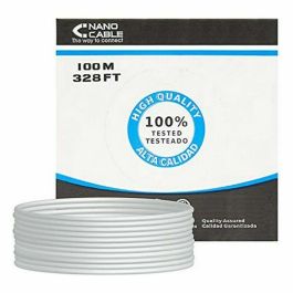 Latiguillo Categoría 5 UTP NANOCABLE 10.20.0302 (100 m) Gris 100 m Precio: 28.88999993. SKU: S0224637