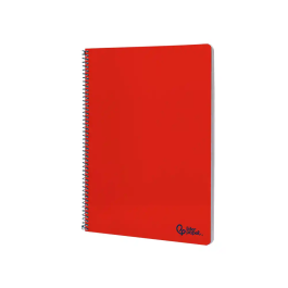Liderpapel Cuaderno Espiral Smart A4 Tapa Blanda 80 Hojas 75gr Pauta 2.5mm con Margen Rojo