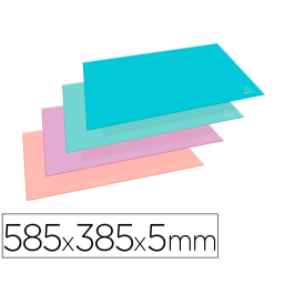 Exacompta Vade de Sobremesa Aquarel Cartón Forrado Colores Pastel Surtidos 585x385x5 mm Precio: 57.49999981. SKU: B1B528ESVE