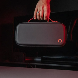 Konix Estuche Protector y de Transporte para Nintendo Switch 2 Negro con Red para Guardar Accesorios y 8 Compartimentos para Juegos