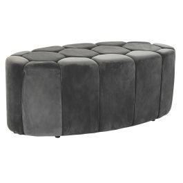 DKD Home Decor Descalzadora Scandi Gris de Poliéster y MDF para Dormitorio o Recibidor - 125 cm Ancho, 53 cm Largo, 46.5 cm Alto Precio: 157.9499999. SKU: S3034125