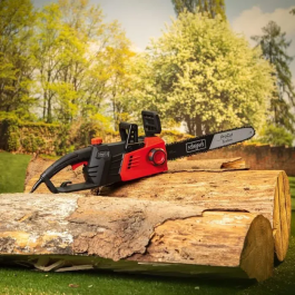 Scheppach Motosierra Eléctrica CSE2700 - 2700 W - Negro y Rojo - Espada 45,5 cm