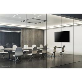 Neomounts WL30-750BL16 Soporte de Pared Fijo Reforzado para Pantallas de 42-86", hasta 125kg, VESA 100x100-600x400, Nivelación, Bloqueable, Color Negro