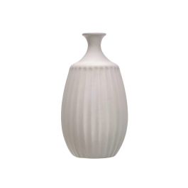 Jarrón de Cerámica Cuello Estrecho 48 cm Gris - Giftdecor Jarrón de Cerámica Cuello Estrecho 48 cm Gris - Giftdecor