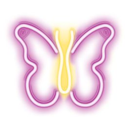 Lampara Forever Neon Led Butterfly Pink Lampara Forever Neon Led Butterfly Pink