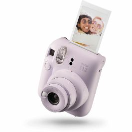 Fujifilm Instax Mini 12 Cámara Instantánea con Flash Automático, Modo Selfie, Azul Pastel