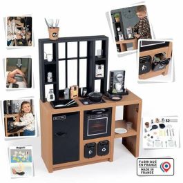 Smoby SMOB312600 Cocina Loft de Juguete con 32 Accesorios para Niños a partir de 3 años