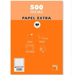 Pacsa Papel Extra 500H A4 80 gr 6x6 mm Sin Taladros Blanco Precio: 10.50000006. SKU: B14QA9F6RX