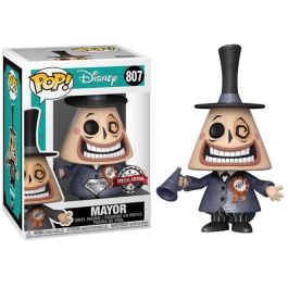 Funko Figura POP Disney Mayor Exclusive Pesadilla Antes de Navidad Vinilo 9cm