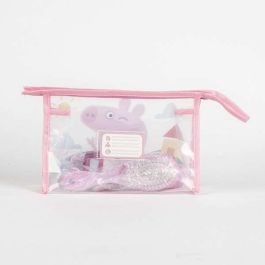 Cerdá Neceser de Aseo y Viaje para Accesorios Peppa Pig Infantil - Color Rosa, 23x15x8 cm, para +3 años