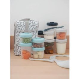 Beaba 1st Storm Pack Comida Bebé 1ª Edad - 12 Porciones Clip (2x90ml, 4x150ml, 6x250ml) + 2 Cacitos Silicona Sin BPA