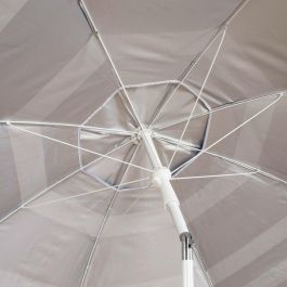 Sombrilla Aktive Acero Tela Oxford 210 x 205 x 210 cm Sombrilla Aktive Acero Tela Oxford 210 x 205 x 210 cm