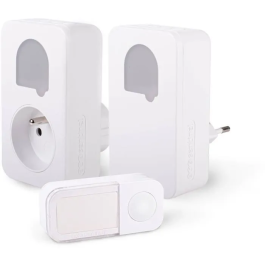 Scs Sentinel Timbre Inalámbrico SONE DUO Sin Batería Juego de 2 Autoalimentados Alcance 150+50 metros SCS3701085207137