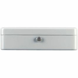 Burg Wachter Money 5030 Caja para Monedas, Acero Gris Claro, Apertura con Llave