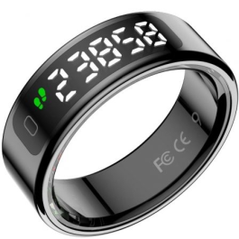 Anillo Inteligente Leotec Kör Mau Smart Ring Talla 8/ Ø18.3mm/ Notificaciones/ Frecuencia Cardíaca/ Negro Anillo Inteligente Leotec Kör Mau Smart Ring Talla 8/ Ø18.3mm/ Notificaciones/ Frecuencia Cardíaca/ Negro