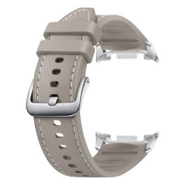 Samsung ET-SLL50LJEGEU Correa para Samsung Galaxy Watch8 | Watch8 Classic Imitación Piel Gris Pardo Tallas S/M y M/L