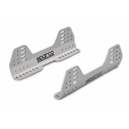Sparco S004903 Bases Laterales Asiento Deportivo Aluminio Anodizado 6mm Homologadas FIA 290mm con Kit M8 Par