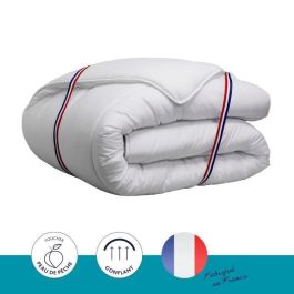 Dodo Edredón ligero Country 140x200 cm Blanco - Ideal para habitaciones >22°C, Transpirable, Lavable, Fabricación francesa