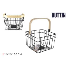 Quttin Cesta Organizador Cuadrada Rustic 28 x 26.5 x 22 cm (12 Unidades) Precio: 93.49999967. SKU: B1G35SJCNE