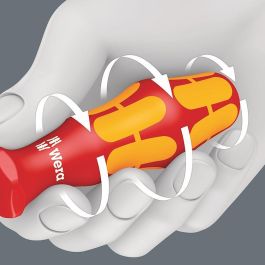 Wera 05105631001 Kraftform Big Pack 100 VDE - Juego de 14 Destornilladores Aislados Phillips, Pozidriv, Torx Ergonómicos