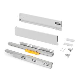 Emuca Cajón exterior Vertex Push Sincro con regulación 3D de altura 93mm , 40kg, profundidad 400mm, Acero, Pintado blanco Precio: 24.78999963. SKU: B14NJLYFXN