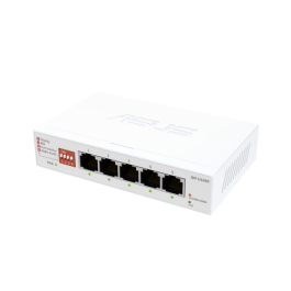 Asus 90IG09Z0-MO3B00 Switch No Administrado 2.5G Ethernet Puertos 5, Blanco