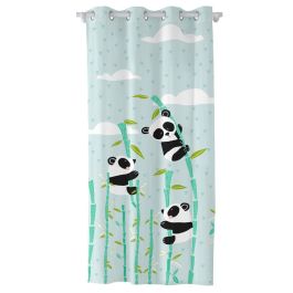 Cortina HappyFriday Moshi Moshi Panda Garden Azul 140 x 265 cm Precio: 33.4999995. SKU: B1AWLQQ9TJ