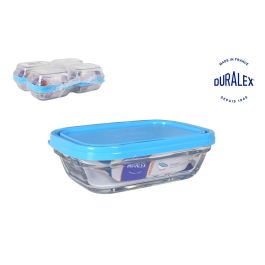 Duralex Fiambrera Rectangular Freshbox 0.4L Tapa Azul - 11 x 4.5 x 15.5 cm (8 Unidades) Precio: 18.8899997. SKU: B1DBZ3CYW5