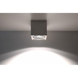Lámpara de Techo Seida SOL-SL.0850 Plafón Cerámico Cuadrado para Iluminación de Interiores, Diseño Único y Puntos de Luz Originales