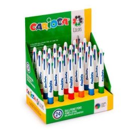 Carioca Bolígrafo Maxi 4 Colores Retráctil - Expositor De 24 Precio: 11.79000042. SKU: B1FRGMWBQ8