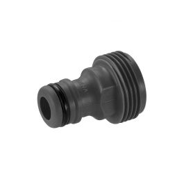 Gardena Conector Roscado Macho 3/4" Pulgada Polipropileno Gris Tratamiento Anti UV Anti Heladas Precio: 4.49999968. SKU: S7909450