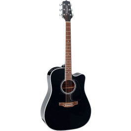 Takamine GD34CE Guitarra Acústica-Electrónica Dreadnought Cutaway, Tapa de Abeto Macizo, Negra